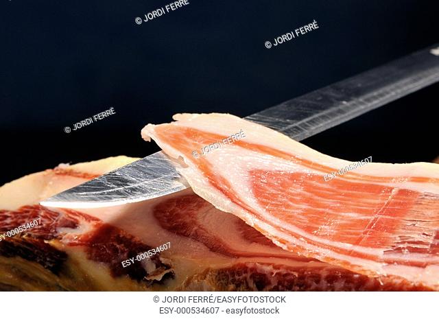 Cured ham slice, Loncha de Jamón curado ibérico bellota paletilla