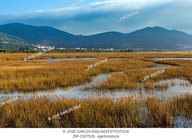 Marshes Caldebarros, Carnota, La Coruña, Galicia, Spain