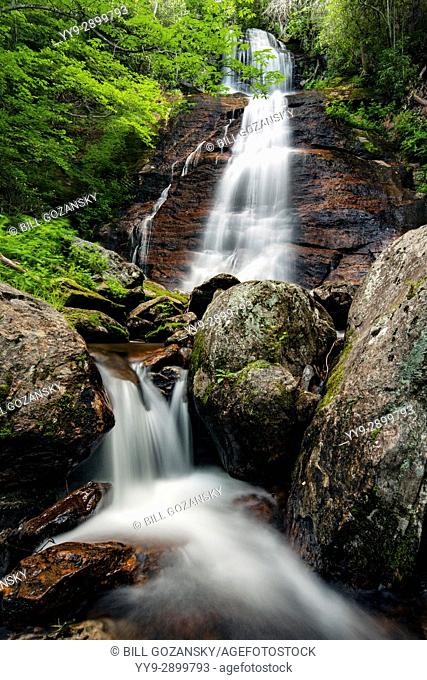 Dill Falls on Tanasee Creek - Nantahala National Forest, Canada, North Carolina, USA