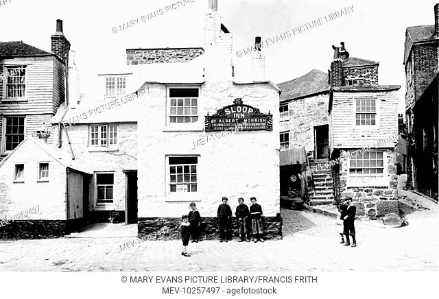 St Ives, Old Sloop Inn 1906