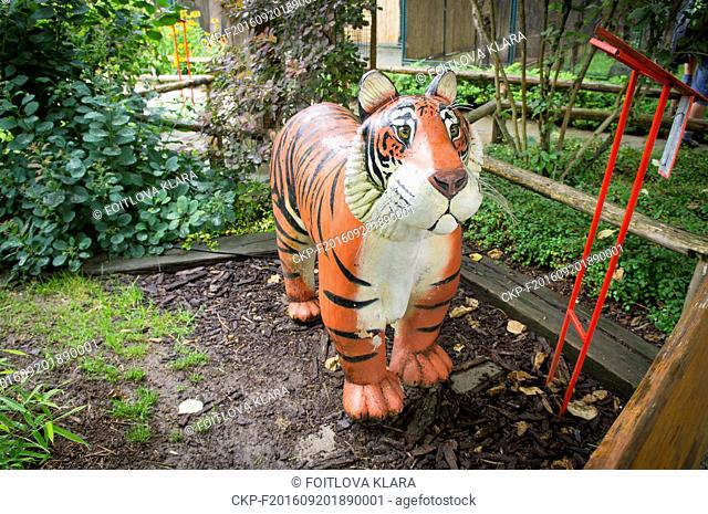 A tiger sculpture in Mondolkiri province, Cambodia, South east Asia, Stock  Photo, Picture And Rights Managed Image. Pic. Y7S-3244249 | agefotostock