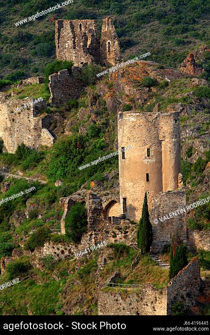 Castles of Las Tours, Occitania region. France
