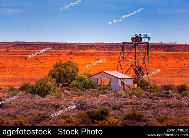 Red desert plains of outback Australia