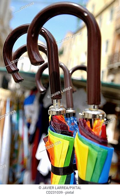 Umbrellas for sale. Venice. Italy