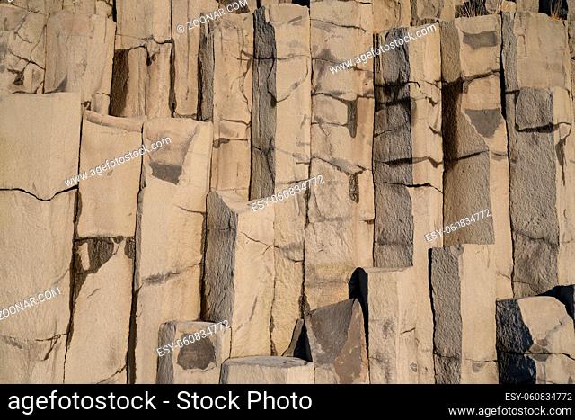 Background, close up image of basalt rocks