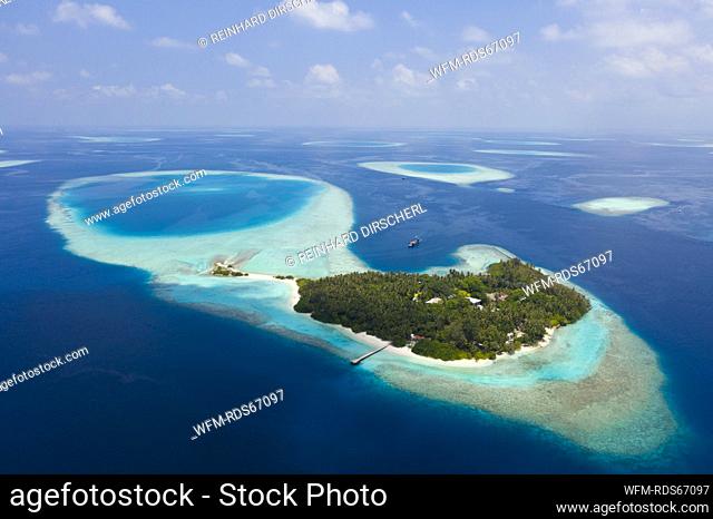 Vacation Island Villivaru, South Male Atoll, Indian Ocean, Maldives