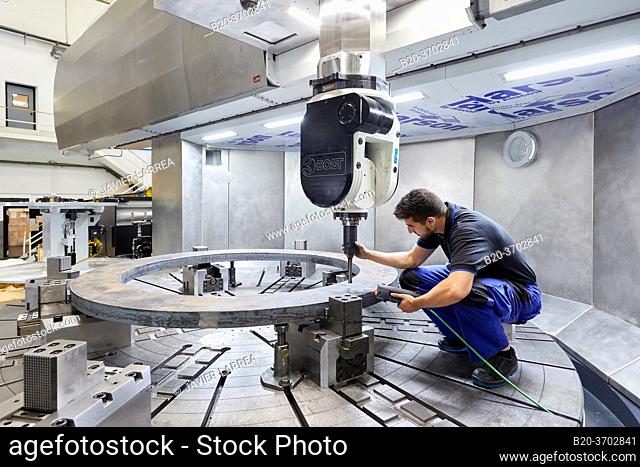 Construction of machine tools, machining centre, CNC, Vertical turning and Milling lathe, Metal industry, Gipuzkoa, Basque Country, Spain, Europe
