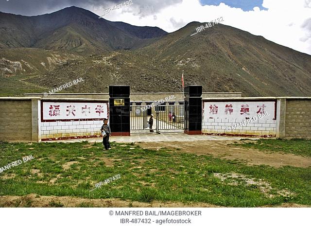School near Lhasa, Tibet, Asia