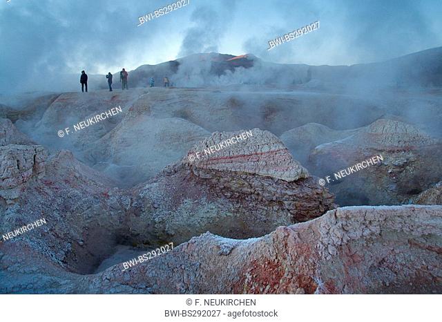 geothermal field Sol de la Ma?ana, Bolivia, Andes
