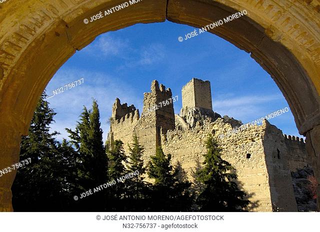 Castle, La Iruela. Sierra de Cazorla, Segura and Las Villas Natural Park, Jaen province, Andalucia, Spain