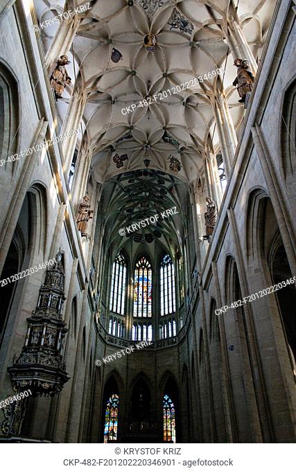 St Barbara church in Kutna Hora, one of the most famous Gothic churches in central Europe and a UNESCO world heritage site Wealth of Kutna Hora in the middle...