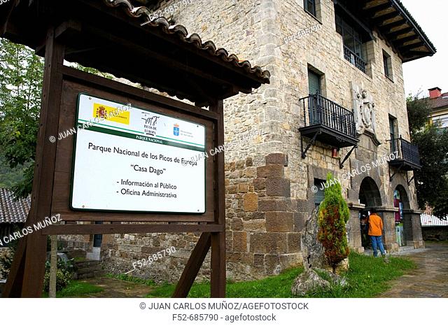 Information centre. Cangas de Onís. Picos de Europa. Asturias. Spain