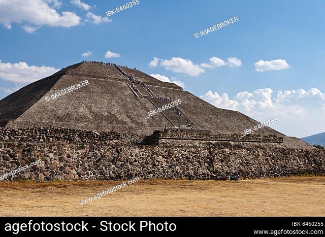 Pyramid of the Sun. Teotihuacan, Mexico, Central America