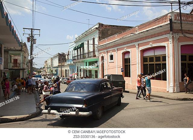 Street scene from the town center, Trinidad, Sancti Spiritus Province, Cuba, West Indies, Central America