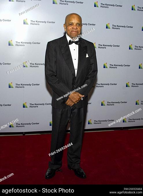 Motown founder, songwriter, producer and director Berry Gordy arrives for the Medallion Ceremony honoring the recipients of the 44th Annual Kennedy Center...
