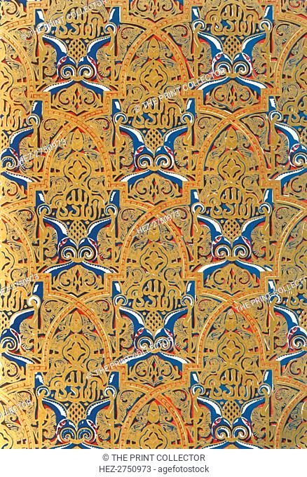 'Ornament in panels on the Walls, Hall of the Ambassadors', 1907. Creator: Unknown