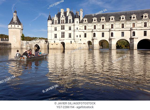 Castle of Chenonceaux, Indre-et-Loire, Centre, France