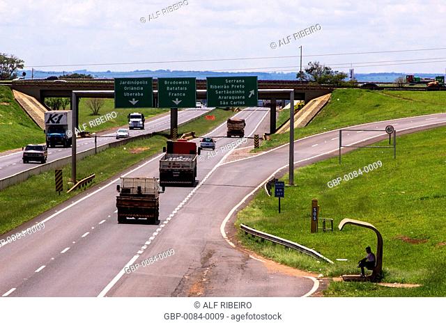 Anhanguera, Highway, Movement, SP-330 Ribeirão Preto, São Paulo, Brazil