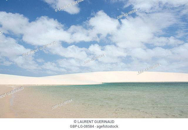 People, Oasis, dunes, Lençois Maranhense, Lacs Maranhão, City, Santo Amaro, São Luis, Maranhão, Brazil