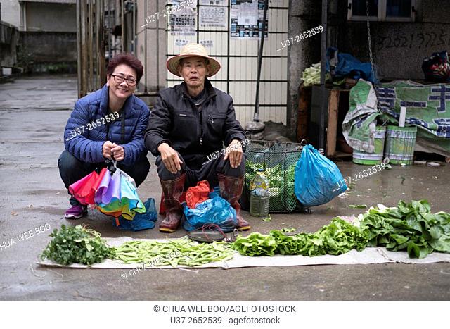 Jie Xi Vegetables Market, Hopoh, China
