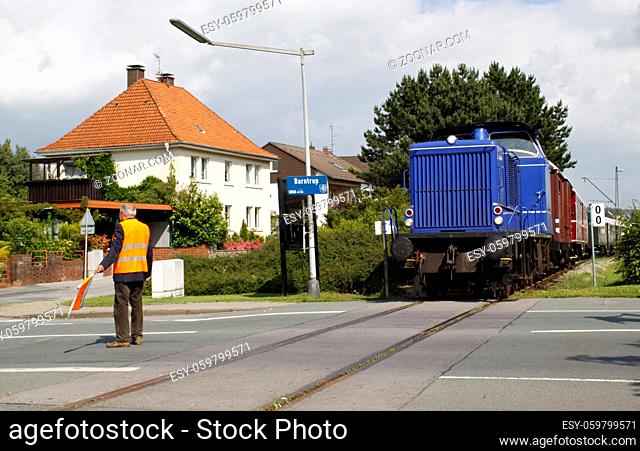 Alte Diesellokomotive der Landeseisenbahn Lippe