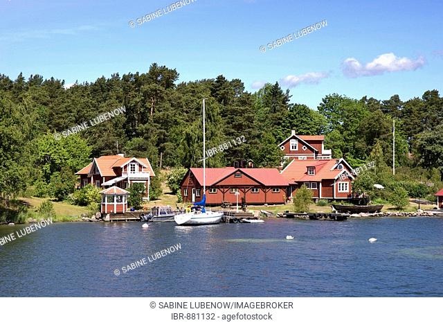 Skerry near Vaxholm, Stockholm archipelago, Sweden