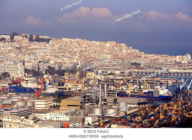 Algeria, Algiers, the town and the commercial port