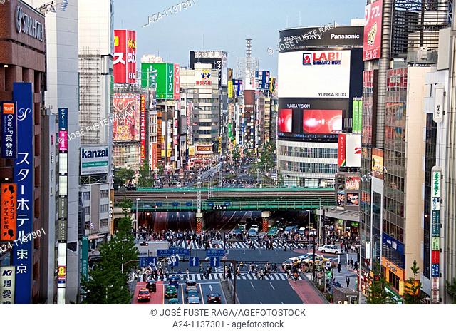 Tokyo City-Shinjuku District -Shinjuku Avenue
