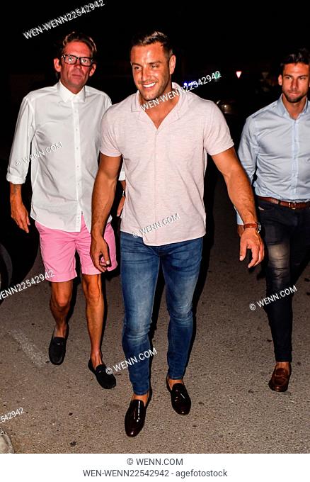 'The Only Way Is Essex' cast members party at Cavalli Club in Marbella on it's grand opening night Featuring: Elliott Wright Where: Marbella