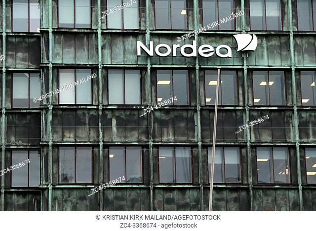 Nordea Bank. Vesterbro branch in Copenhagen from where potential money laundering has taken place. Nordea scrutiny deepens on fresh money laundering allegations