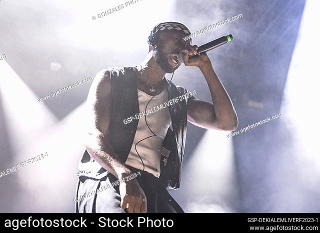 Roskilde, Denmark. 27th, June 2023. The Swedish twin duo Daki Alem performs a live concert during the Danish music festival Roskilde Festival 2023 in Roskilde