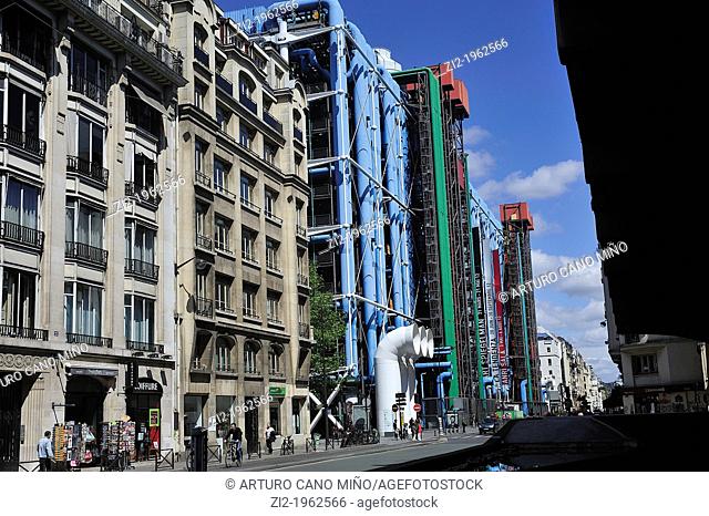 Pompidou Center. Paris, France
