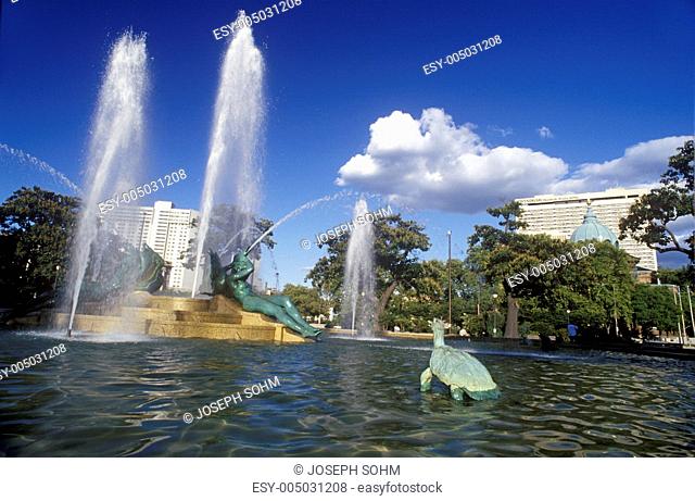Logan Square Fountain in Philadelphia, PA