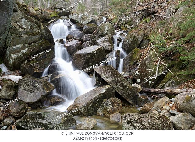 Kinsman Notch - Tributary of Lost River in Woodstock, New Hampshire USA during the spring months
