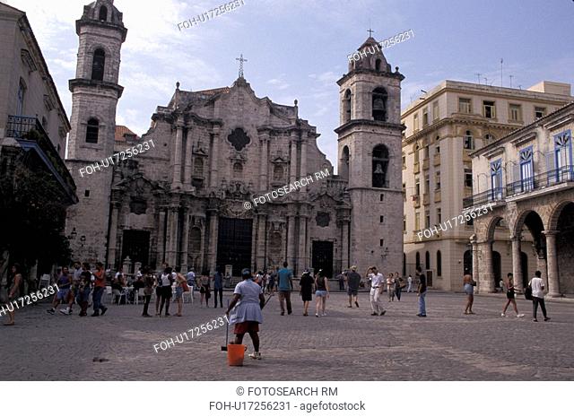 havana, person, cathedral, cuba, 3724, people
