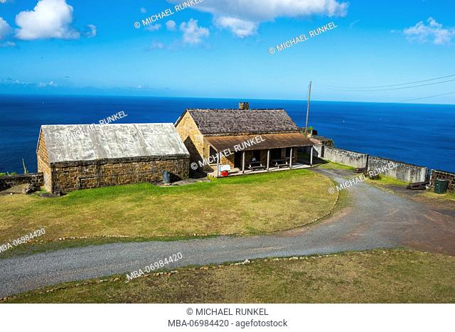 Old barracks in Fort Charlotte, St.Vincent, St. Vincent and the Grenadines, Caribbean