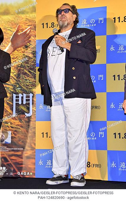 Julian Schnabel at the premiere of the movie 'At Eternity's Gate / Van Gogh - At the threshold to eternity' at Shinjuku Piccadilly. Tokyo, 26.09