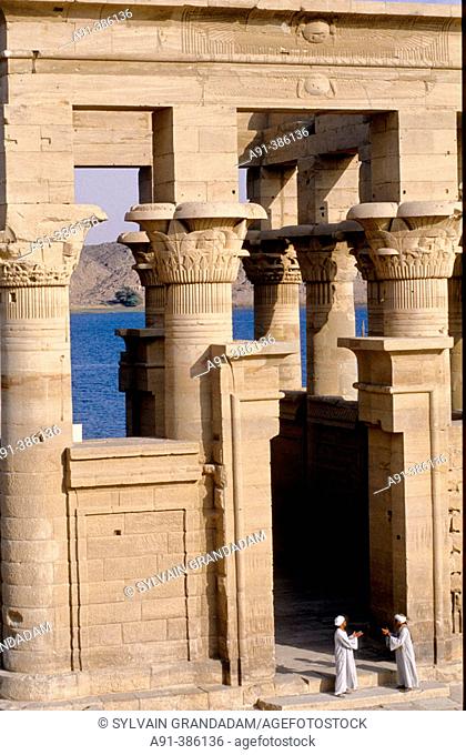 The Philae Temple. Trajan kiosk. Aswan. Nubia. Egypt