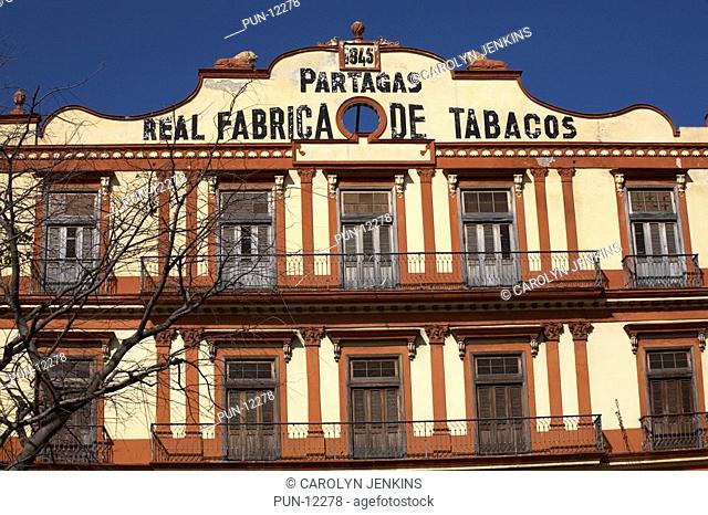Partagas tobacco factory in Havana, Cuba, West Indies, Caribbean, Central America