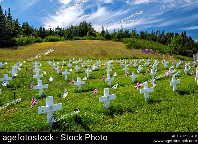World War One memorial to Newfoundland Regiment veterans who fought at Beaumont Hamel, Ferryland, Newfoundland and Labrador NL, Canada