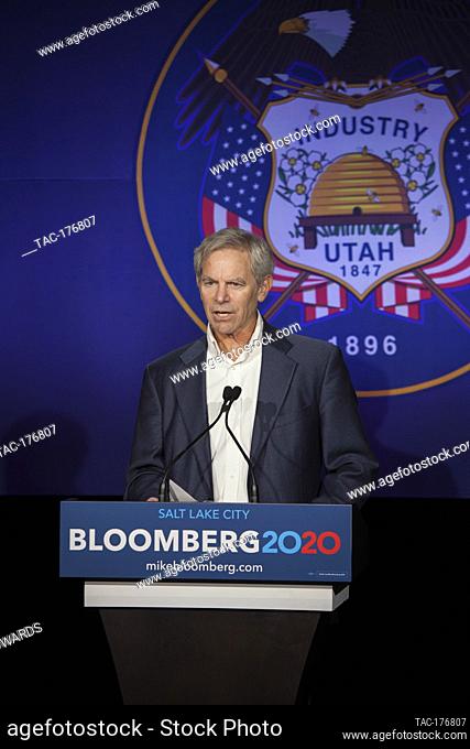 Ralph Becker at Mike Bloomberg Campaign Rally at the Impact Hub on January 18, 2020 in Salt Lake City, Utah
