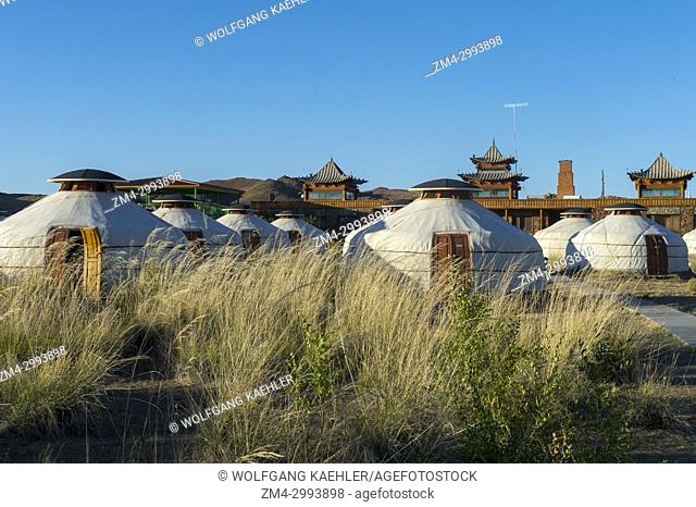 The Secret of Ongi Ger Camp along the Ongi River near the Ongiin Khiid monastery in central Mongolia