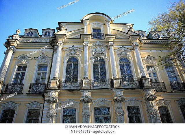 Sobsvennaya Dacha (Private Villa) of the Emperor (1844-1850, architect Andrey Stakenscneider), Sergievka, Oranienbaum, near Saint Petersburg, Russia