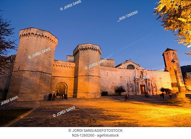 Santa Maria de Poblet Cistercian monastery, Vimbodi i Poblet, Conca de Barbera, Tarragona province, Catalonia, Spain