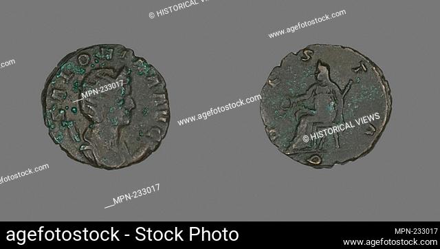 Antoninianus (Coin) Portraying Empress Cornelia Salonina - AD 260/268 - Roman, minted in Rome - Artist: Ancient Roman, Origin: Roman Empire, Date: 260 AD–268 AD