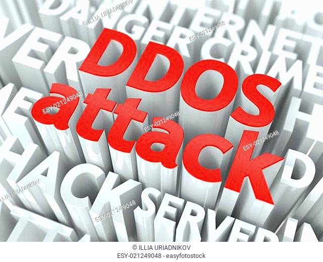 DDOS Attack Concept