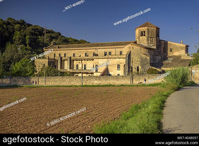 Sant Daniel Monastery in the Sant Daniel valley, near Girona (Catalonia, Spain)