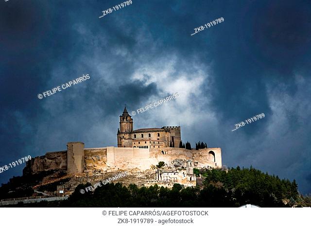 La Mota castle on the hill, Alcala la Real, Spain