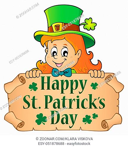 Happy St Patricks Day topic 1 - picture illustration