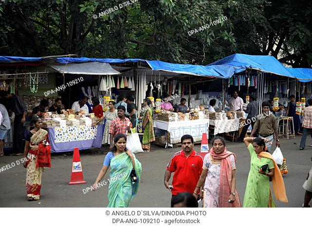 devotees outside Mount Mary Church ; Mount Mary Festival ; Bandra Fair ; Bombay  Mumbai ; Maharashtra ; India NO MR;NO PR